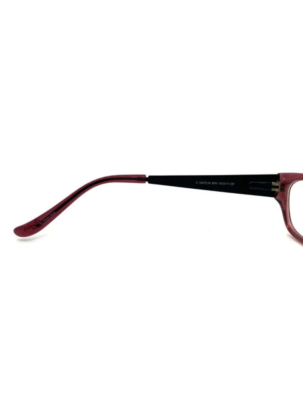 Candie's C Caitlin Bry Burgundy Square Authentic Eyeglass Frames 50-17-135